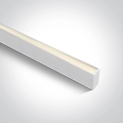 WHITE DIFFUSER UGR19 50W CCTV PV 230V 38151A/W/V ONE LIGHT