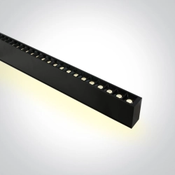 BLACK 48pcs SPOTS 40W 34d UGR17 + UPLIGHT 22W 120d CCTV PV 230V DARK LIGHT 38150BU/B/V ONE LIGHT