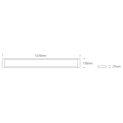 WHITE LED 50W CCTV IP20 230V 38250M/W/V ONE LIGHT