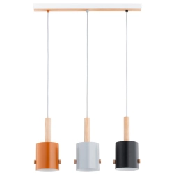 Lampa wisząca Selia 3xE27 brązowa złota 62620 ALFA