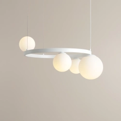 GARDA 4 RING BIAŁY 1099L_R Stylowa lampa wisząca Aldex - zdjęcie dodatkowe 1