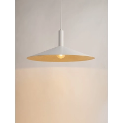 Lampa wisząca CAPRI M biały/zloty 41015 Sigma