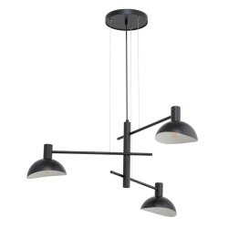 ARTIS 3 lampa wisząca czarny 40527 SIGMA