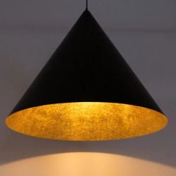 Lampa wisząca Vesuvio czarny/złoty L 1xE27 41039 Sigma