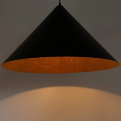 Lampa wisząca Vesuvio czarny/miedziany M 1xE27 41042 Sigma
