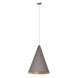Lampa wisząca Vesuvio taupe/złoty S 1xE27 41056 Sigma - zdjęcie produktu