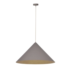 Lampa wisząca Vesuvio taupe/złoty M 1xE27 41057 Sigma - zdjęcie produktu