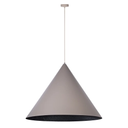 Lampa wisząca Vesuvio taupe/czarny L 1xE27 41064 Sigma - zdjęcie produktu