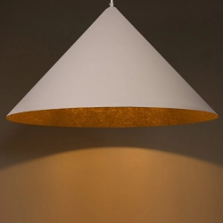 Lampa wisząca Vesuvio beżowy/złoty M 1xE27 41067 Sigma