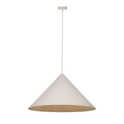 Lampa wisząca Vesuvio beżowy/złoty M 1xE27 41067 Sigma - zdjęcie produktu