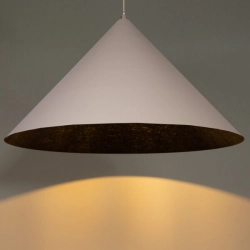 Lampa wisząca Vesuvio beżowy/czarny M 1xE27 41072 Sigma