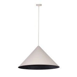 Lampa wisząca Vesuvio beżowy/czarny M 1xE27 41072 Sigma - zdjęcie produktu