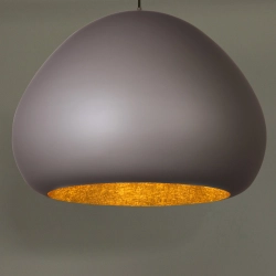 Lampa wisząca Lava taupe/złoty 41080 Sigma