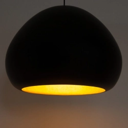 Lampa wisząca Lava czarny/złoty 41077 Sigma