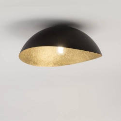 Plafon z żywicy Sigma Lighting Solaris S czarny-złoty 40597