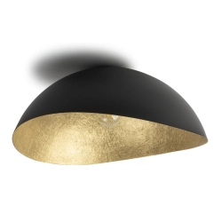 Plafon duży klosz czarno-złoty Sigma Lighting Solaris XL 40600 - zdjęcie produktu