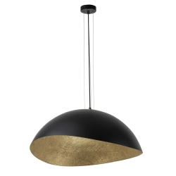 Lampa wisząca z żywicy czarno-złota Sigma Lighting Solaris L 40602 - zdjęcie produktu