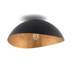 Plafon z żywicy czarno-miedziany Sigma Lighting Solaris S 40604 - zdjęcie produktu