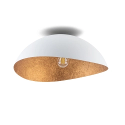 Plafon z żywicy biało-miedziany Sigma Lighting Solaris M 40619 - zdjęcie produktu