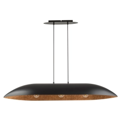 Lampa Wisząca Kolor Czarna Miedziana GONDOLA L 40634 SIGMA - zdjęcie produktu