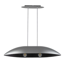 Lampa wisząca GONDOLA M srebrno-czarny 40643 SIGMA - zdjęcie produktu