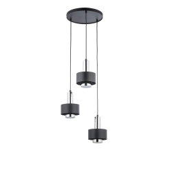 RIF LUX 3 KOŁO czarny/srebrny Lampa wisząca 40717 Sigma - zdjęcie produktu