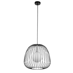 BELL 1 M Lampa wisząca czarny/srebrny 40723 Sigma - zdjęcie produktu