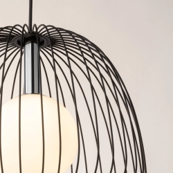 BELL 1 M Lampa wisząca czarny/srebrny 40723 Sigma - zdjęcie produktu