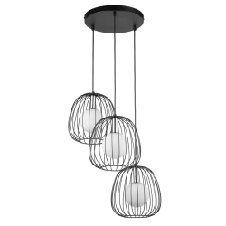 BELL 3 Lampa wisząca czarny/srebrny 40725 Sigma - zdjęcie produktu
