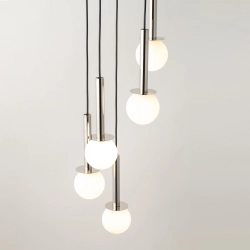 DAISY 5 srebrny/biały Lampa wisząca 40765 Sigma - zdjęcie produktu