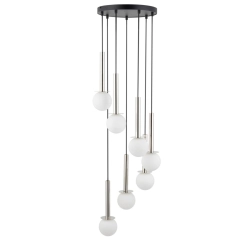 DAISY 7 srebrny/biały Lampa wisząca 40766 Sigma - zdjęcie produktu