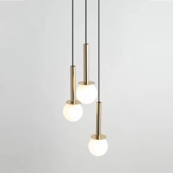 DAISY 3 złoty/biały Lampa wisząca 40770 Sigma - zdjęcie produktu