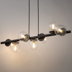 AVOLA zwis kulki 7 czarne/transparentne 40792 Sigma