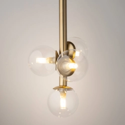 PERLA LUX 4 plafon transparentny 40853 Sigma