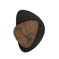 PEDRA kinkiet czarny/brąz 40869 Sigma - zdjęcie produktu
