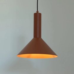 Lampa wisząca VITRUM stożek ceglany 41114 Sigma