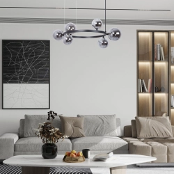 Lampa wisząca BOLERO 6 grafit 41325 Sigma