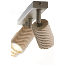 Plafon OPTIC wood ruchomy 4 ciepły beż / drewno naturalne 41879 Sigma - zdjęcie produktu