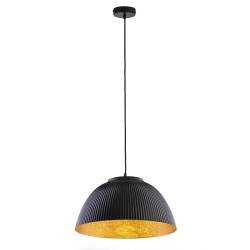 Lampa wisząca LADY ryflowana czarny miedziany 41925 Sigma - zdjęcie produktu