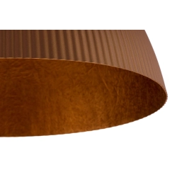 Lampa wisząca LADY ryflowana brązowy miedziany 41927 Sigma - zdjęcie produktu