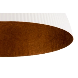 Lampa wisząca LADY ryflowana biały miedziany 41931 Sigma - zdjęcie produktu