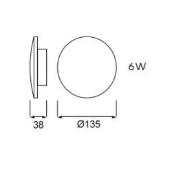 Lampa ścienna Mantra Bora Bora C0131MA - zdjęcie dodatkowe 1