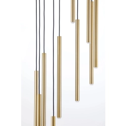 Lampa wisząca SOPEL 10 ANTRESOLA kaskada czarny złoty 42054 Sigma - zdjęcie produktu