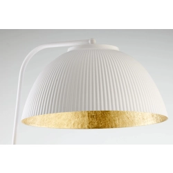Lampa podłogowa LADY ryflowana biały złoty 42063 Sigma - zdjęcie produktu