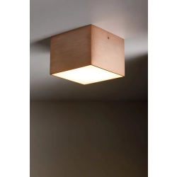 Plafon CUBO METALIK LED 3000K miedziany szczotkowany 42073 Sigma - zdjęcie produktu