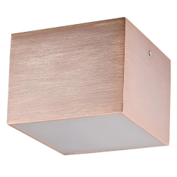 Plafon CUBO METALIK LED 3000K miedziany szczotkowany 42073 Sigma - zdjęcie produktu