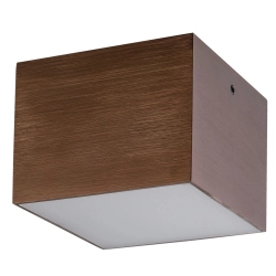 Plafon CUBO METALIK LED 3000K ciemny brąz szczotkowany 42074 Sigma - zdjęcie produktu
