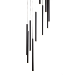 Lampa wisząca SOPEL 10 ANTRESOLA kaskada czarny 42098 Sigma - zdjęcie produktu