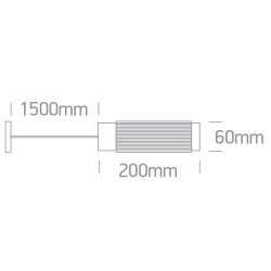 BLACK BRASS 12W PENDANT WW 48V IP20 DARK LIGHT MINI/MIDI/MAXI 42126BA/B/W ONE LIGHT
