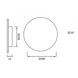 Lampa ścienna Mantra Bora Bora C0134MA - zdjęcie dodatkowe 1